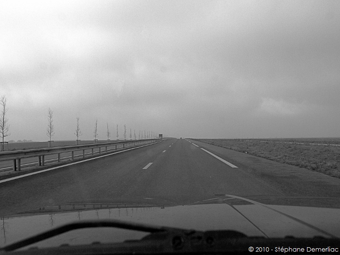 N 14 vers l'ouest