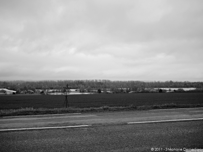 Le long de la D 411